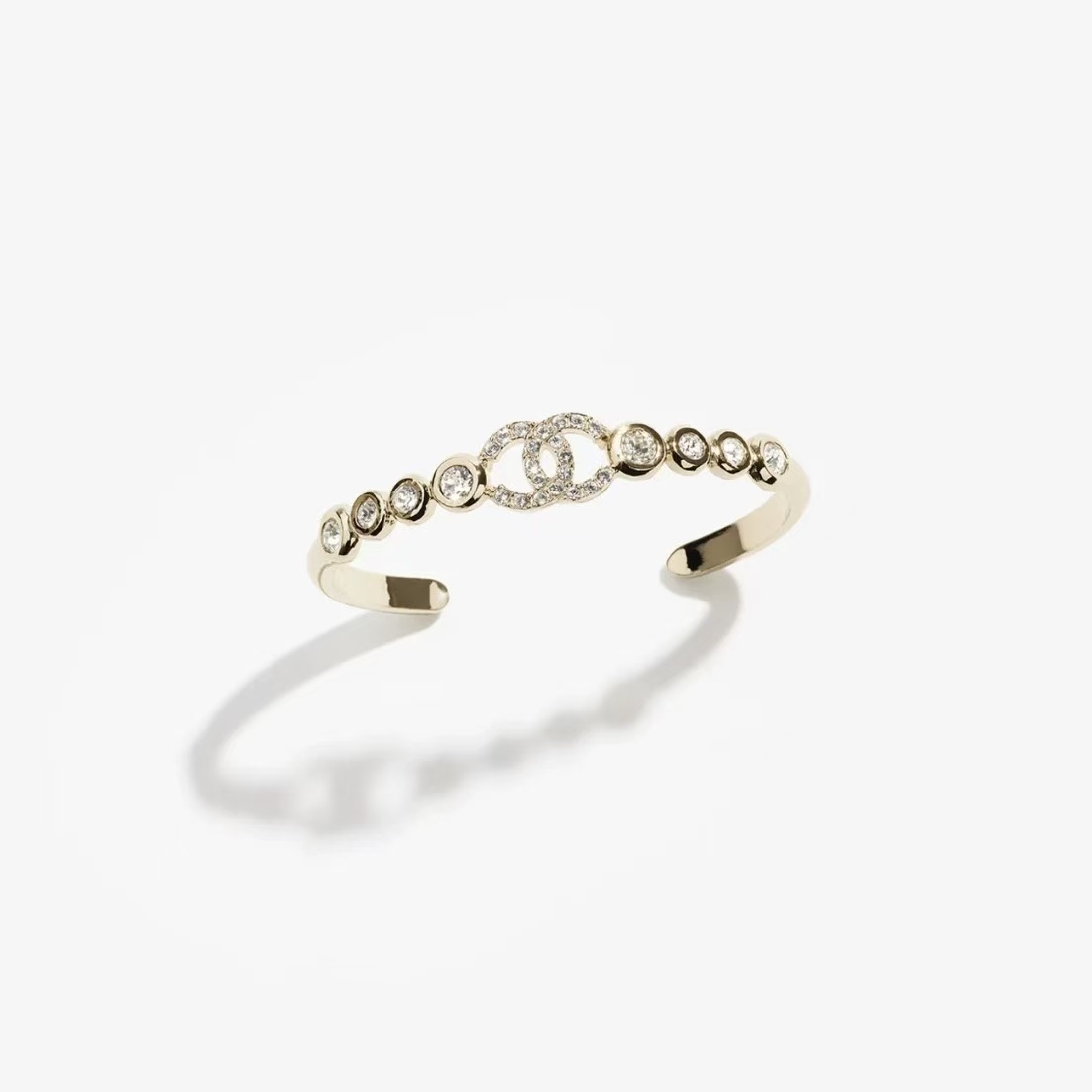 Chanel rhinestone cuff bracelet - cnluxepick