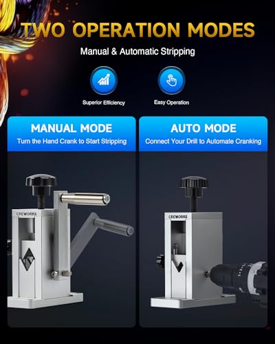 CREWORKS Manual Wire Stripper Machine, 0.06