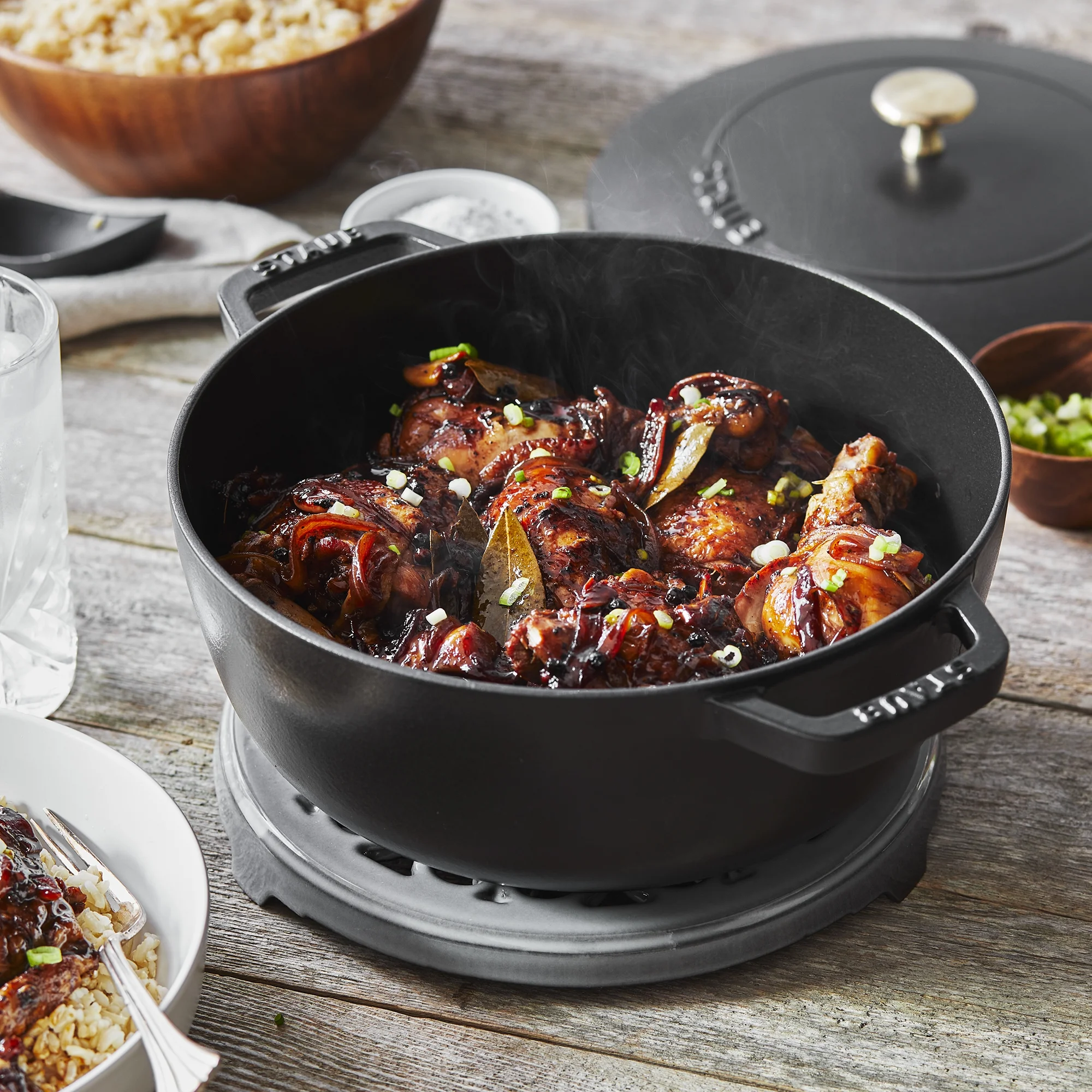 Staub Cast Iron 3.75-qt Essential French Oven - Matte Black