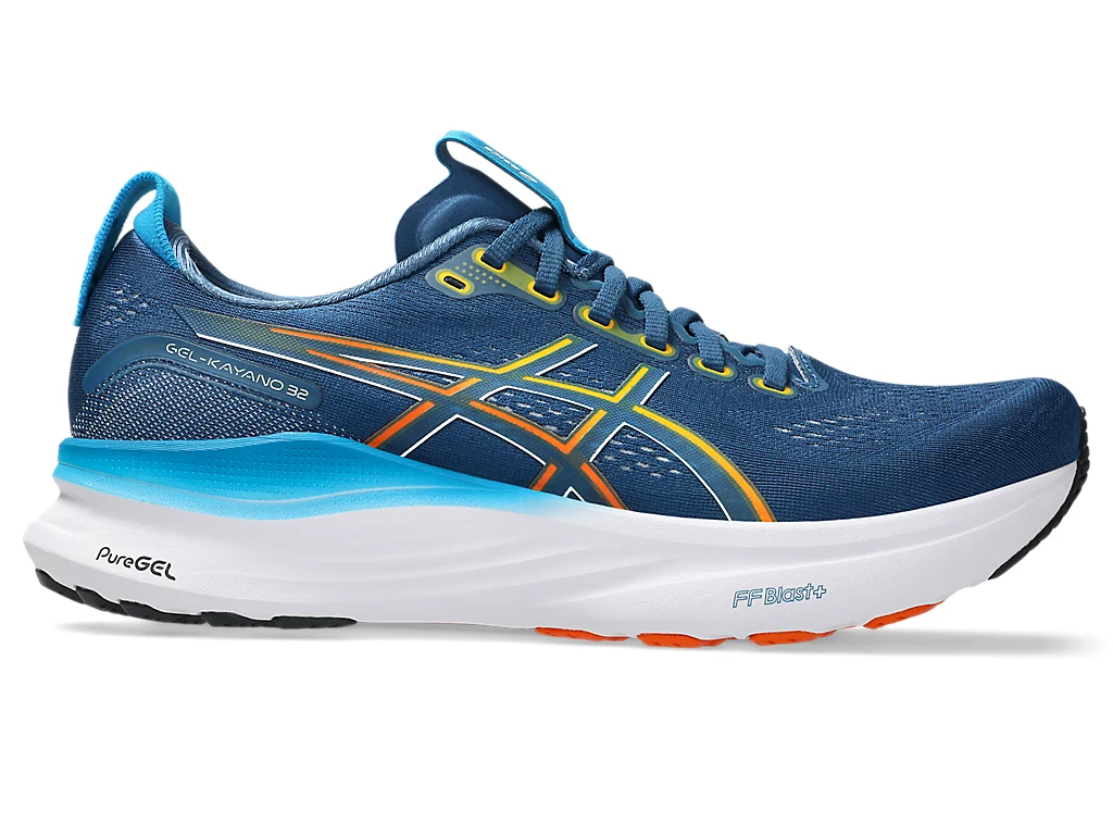 ASICS GEL-KAYANO 32 Running Shoes TWILIGHT BLUE/ANZU 1012B729-015