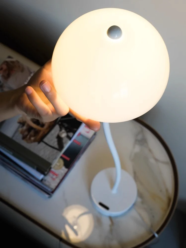LA031 (Table Lamp) - Ivory White Bean Sprout Lamp Denmark Floor Lamp Warm Light Table Lamp Adjustable Study Standing Lamp