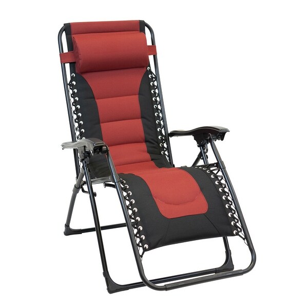 SunRay 2pc Padded Zero Gravity Chair Set
