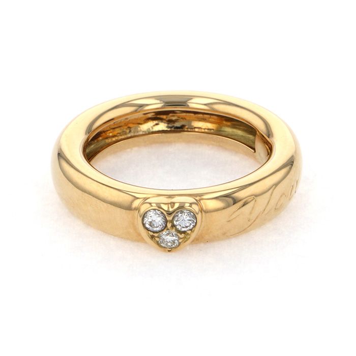 Tiffany & Co. Tiffany Platinum Yellow Gold Diamond K18YG Ring