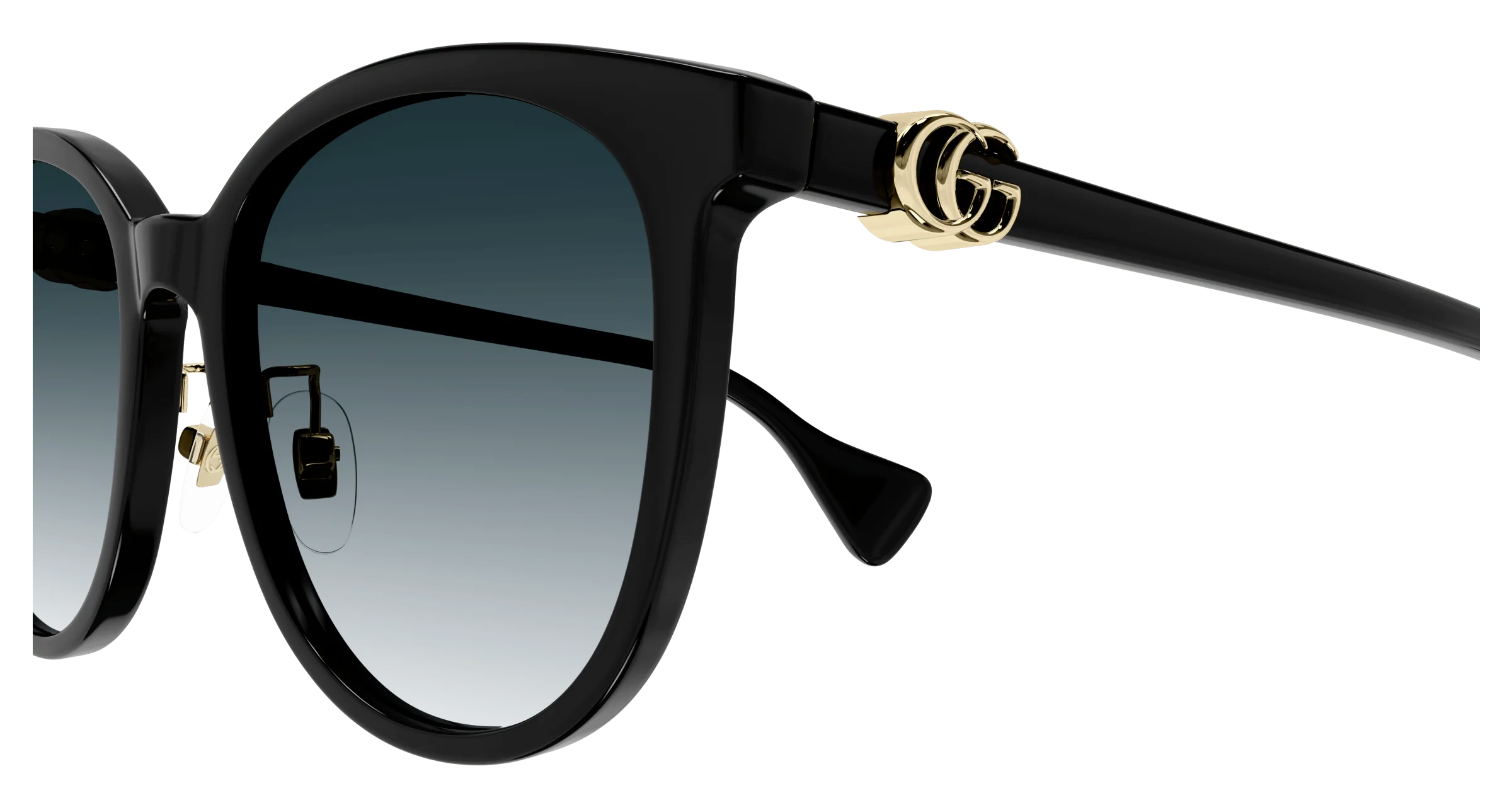 Gucci GG1180SK Cateye Black Sunglasses