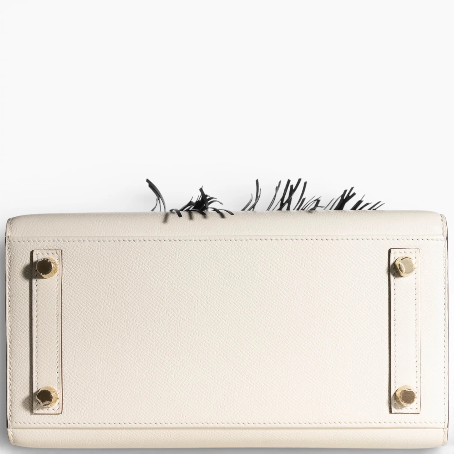 Hermès Birkin 25 Sellier Craie Epsom Gold Hardware