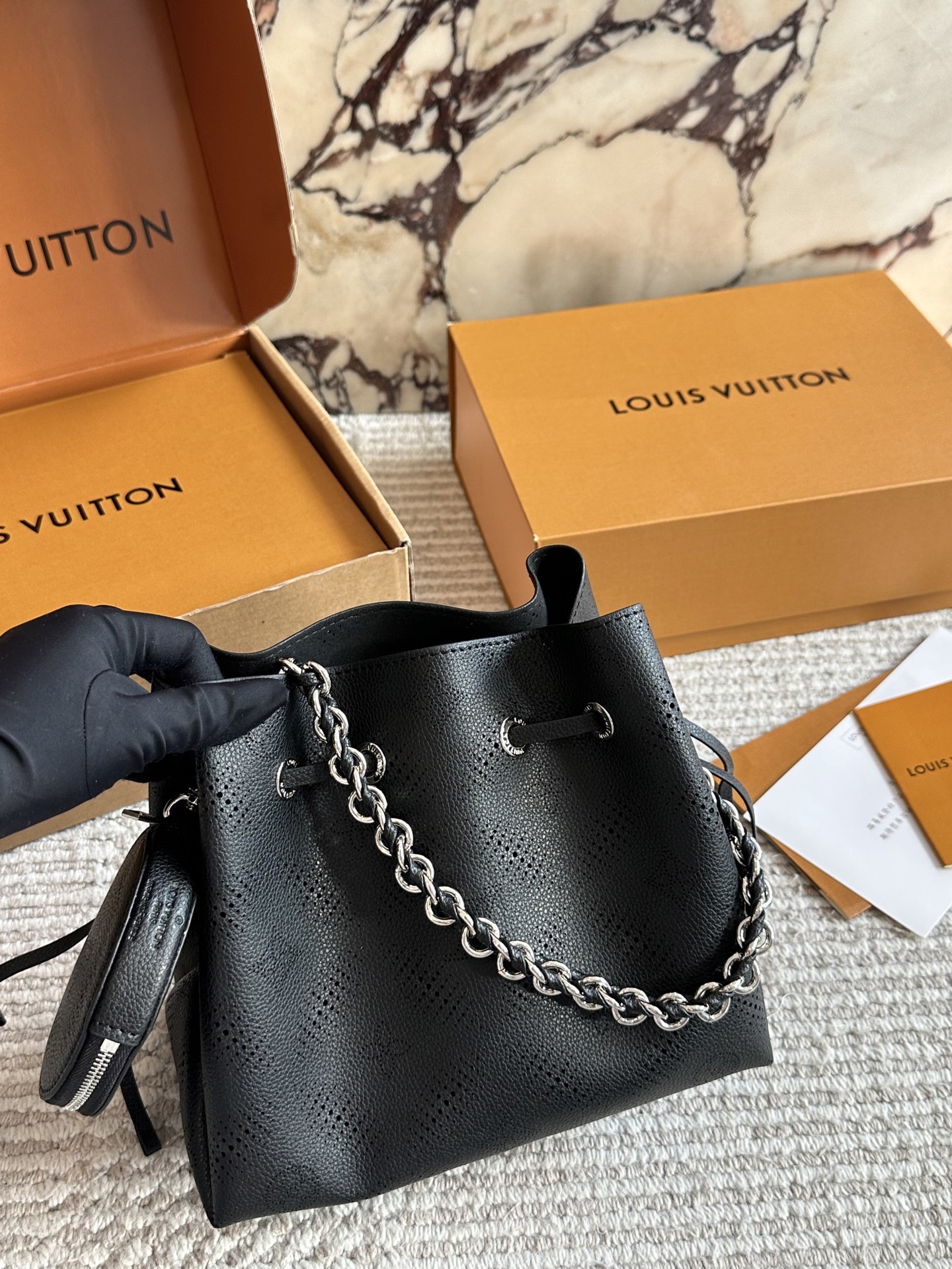 LV bella mini bucket bag high-end version - cnluxepick