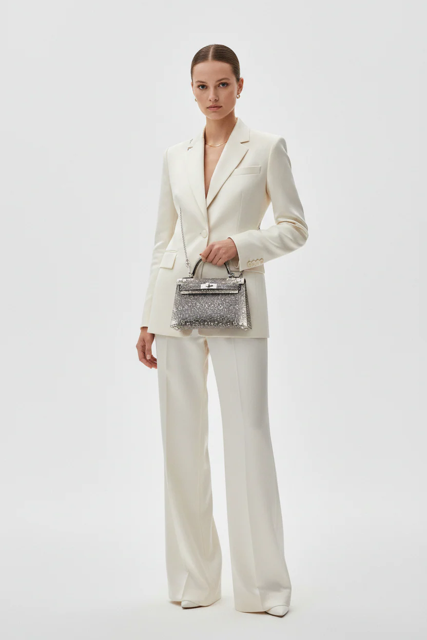 Hermès Kelly 20 Mini II Sellier Ombré Lizard Palladium Hardware