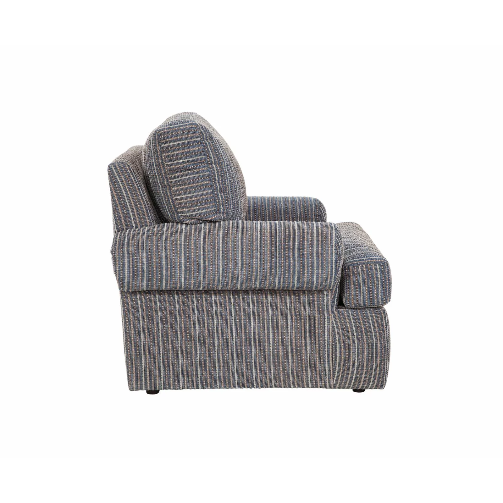 American Furniture Classics 8-03M-S260 Nostalgia Chair in Blue Striped Fabric