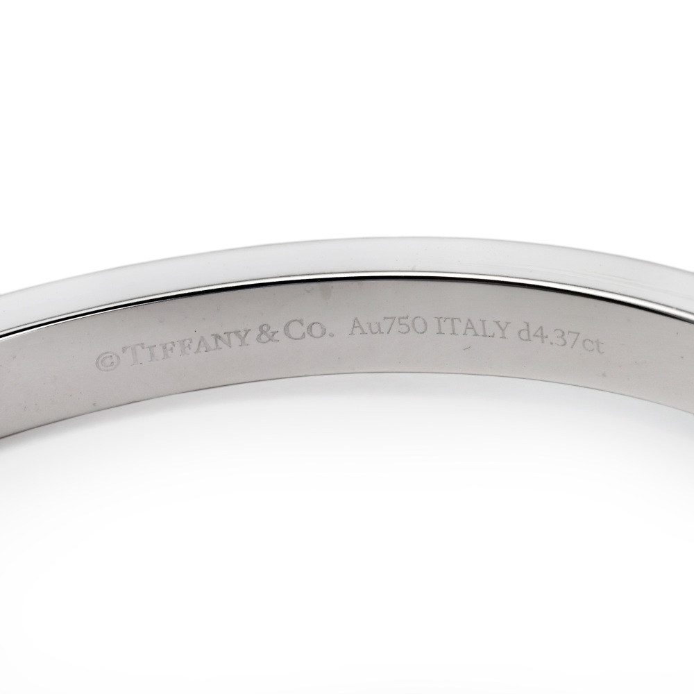 Tiffany & Co. Tiffany T One Wide L Bracelet 18K White Gold Diamond 68127408