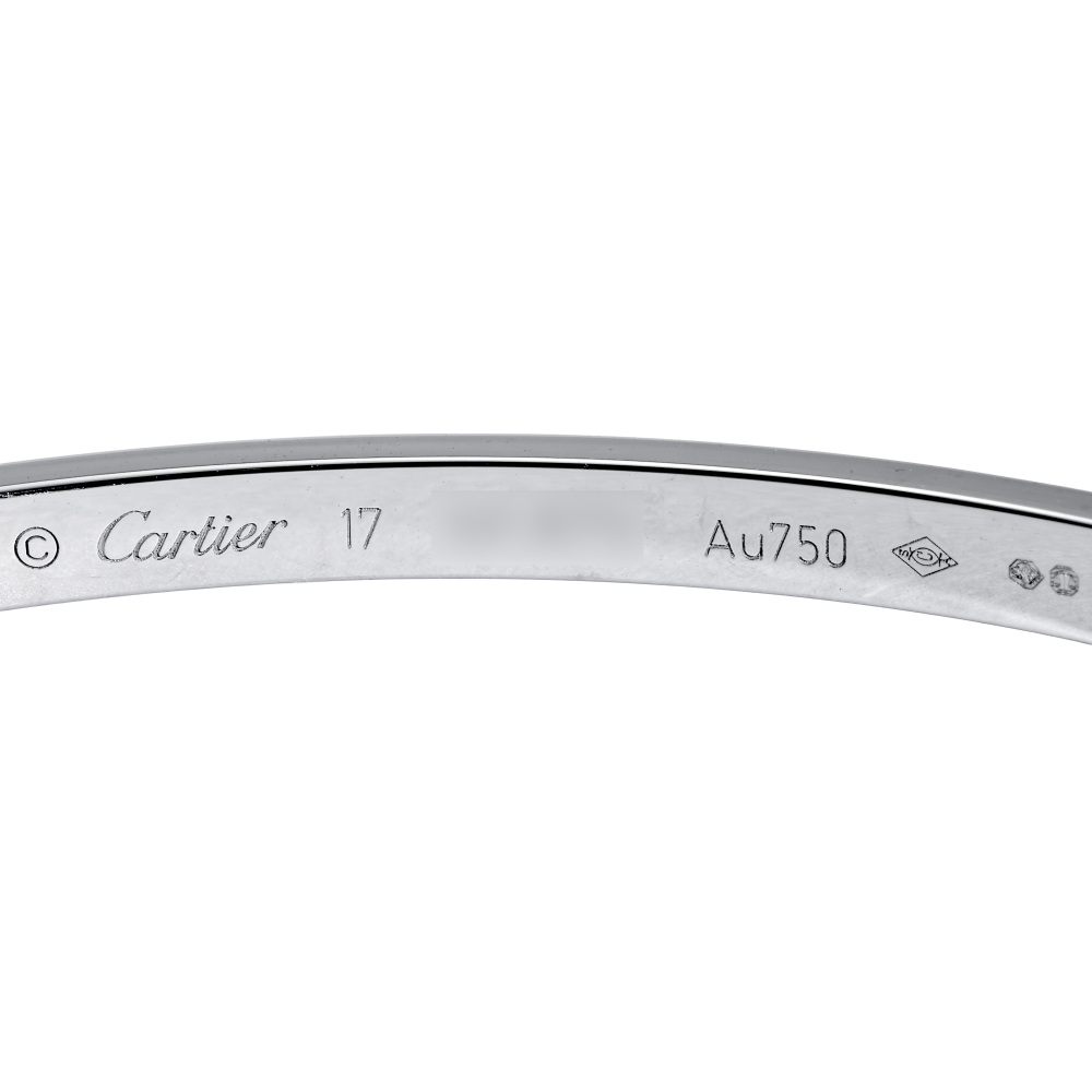 Cartier Love Bracelet 18K White Gold Diamond B6048000