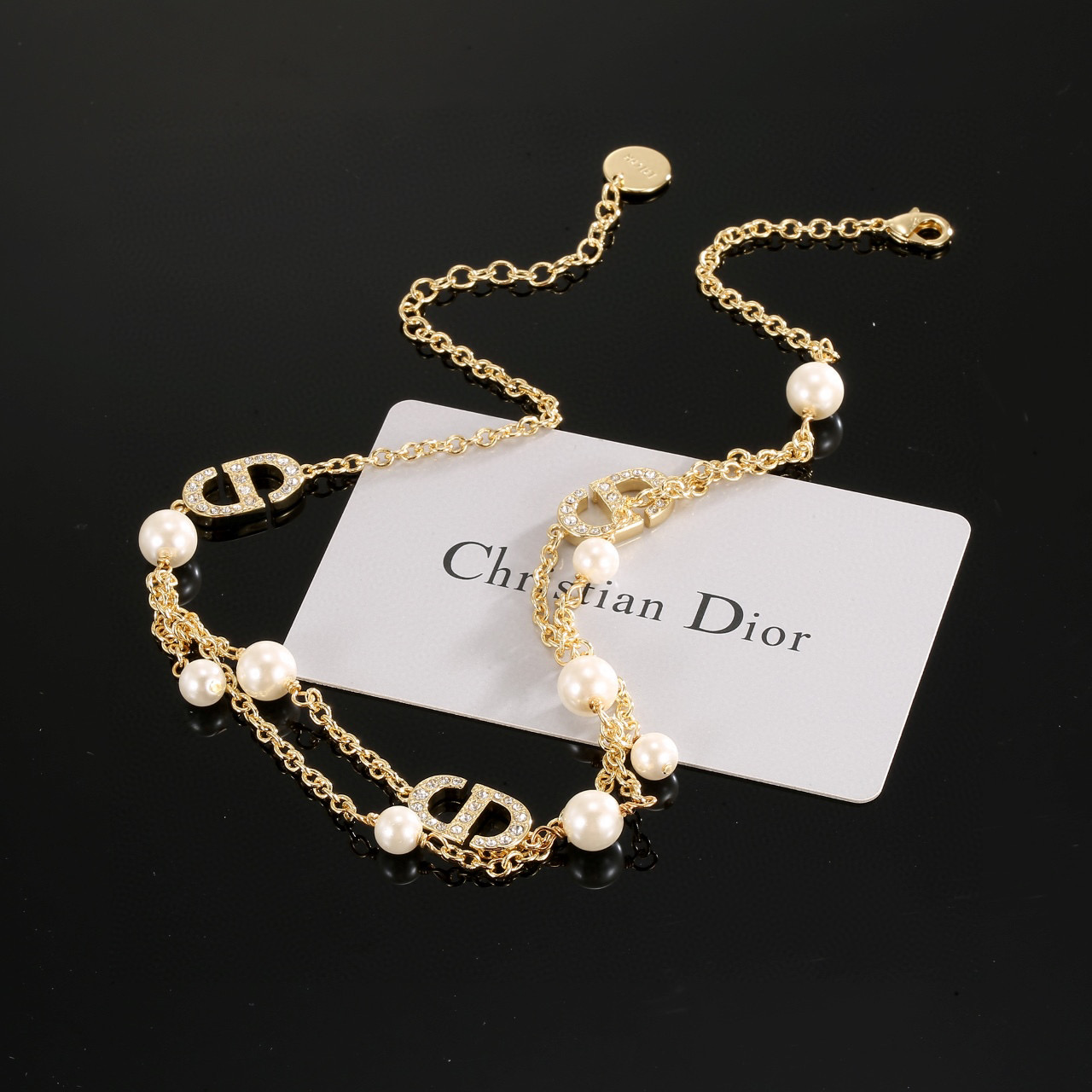 Dior fashion temperament necklace - cnluxepick