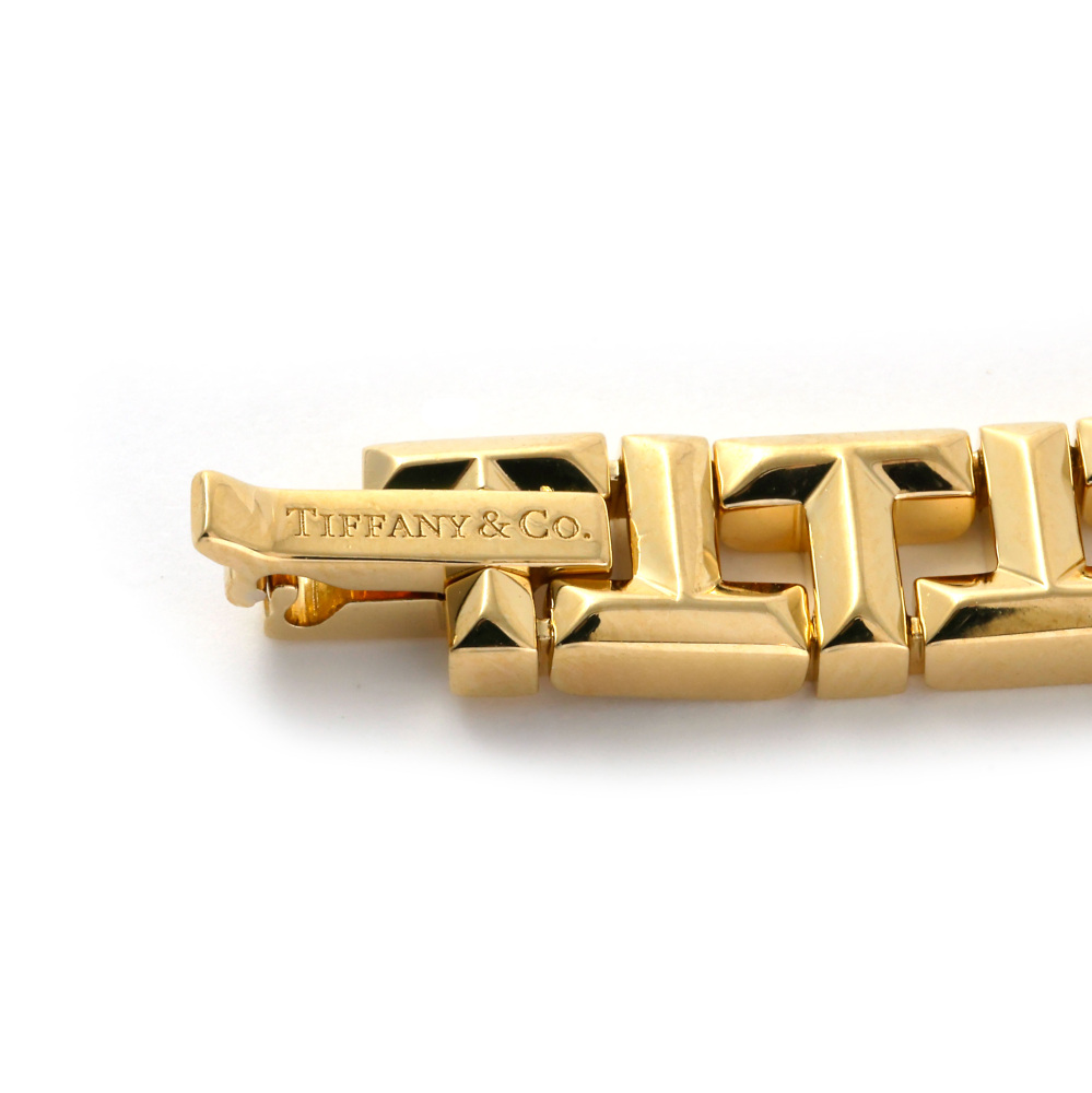 Tiffany & Co. Tiffany T True Narrow Bracelet S 18K Yellow Gold 62996390