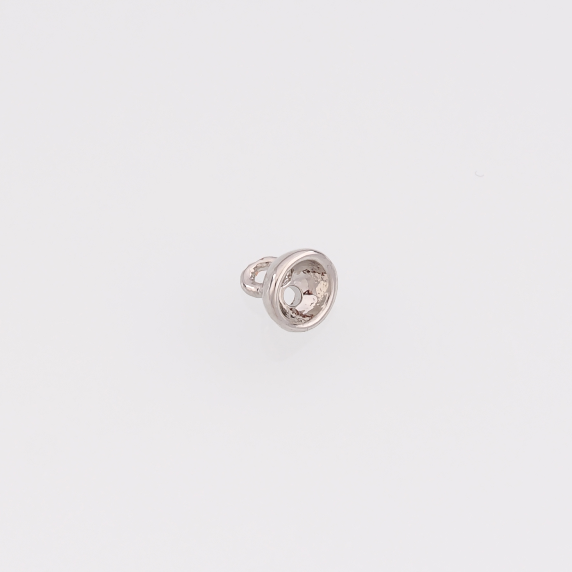20Pcs 18K Gold Filled Round Bead Caps,Bead Caps for Bracelet Jewelry Necklace Making Supply