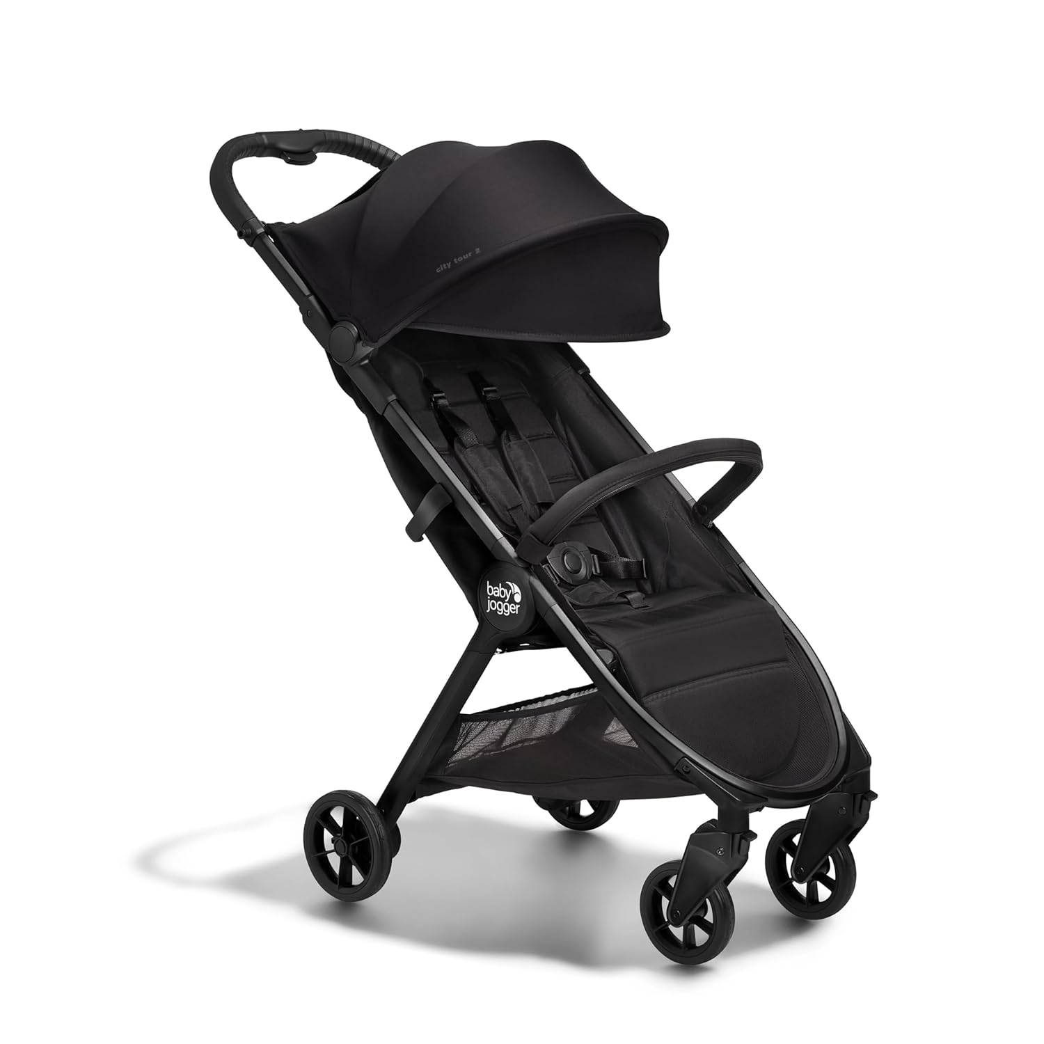 City Tour 2 Ultra-Compact Travel Stroller, Jet, Lightweight, Foldable, Ideal for Traveling