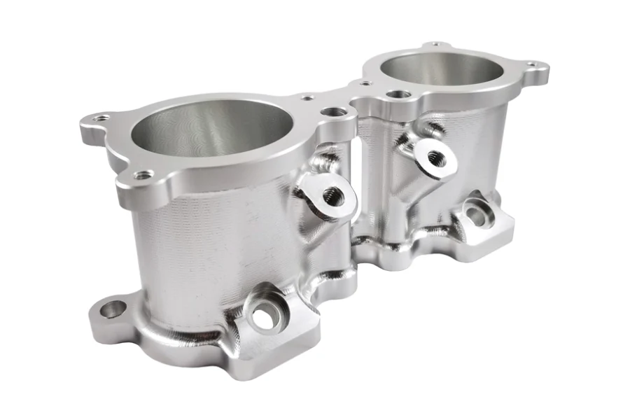 Torque Solution Top Feed TGV Deletes Silver Subaru WRX 2002-2007 / Forester XT 2006-2007 (TS-SU-401S-02)