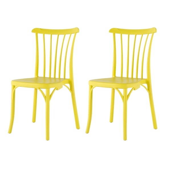 Rio Resin Stackable Dining Chair,Set of 2