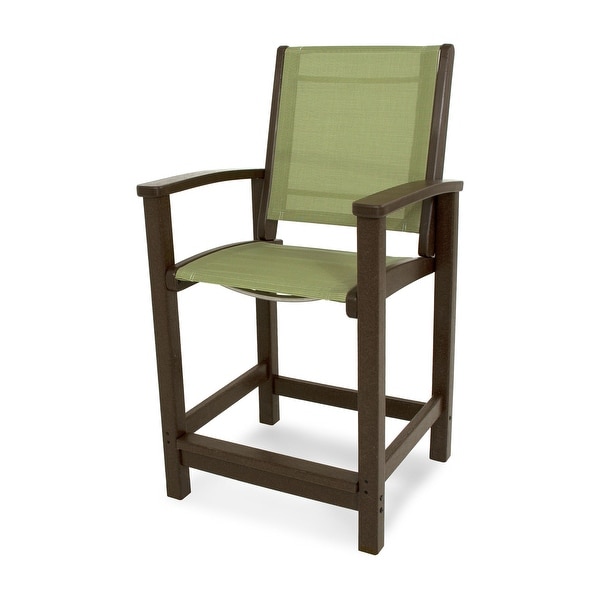 POLYWOOD Coastal Counter Chair