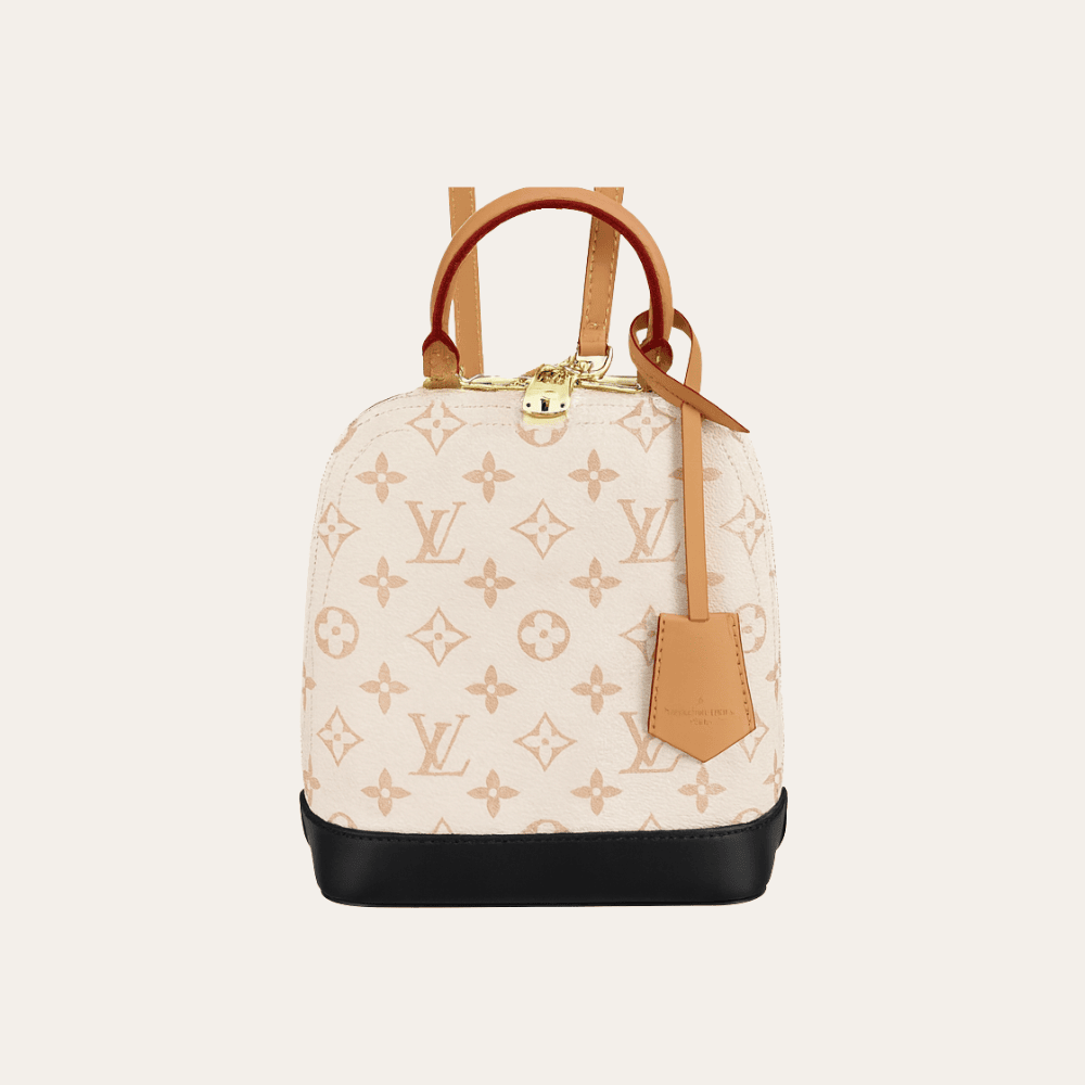 Louis Vuitton Alma Backpack Monogram Empreinte Bicolor 7.9 Inches M47132