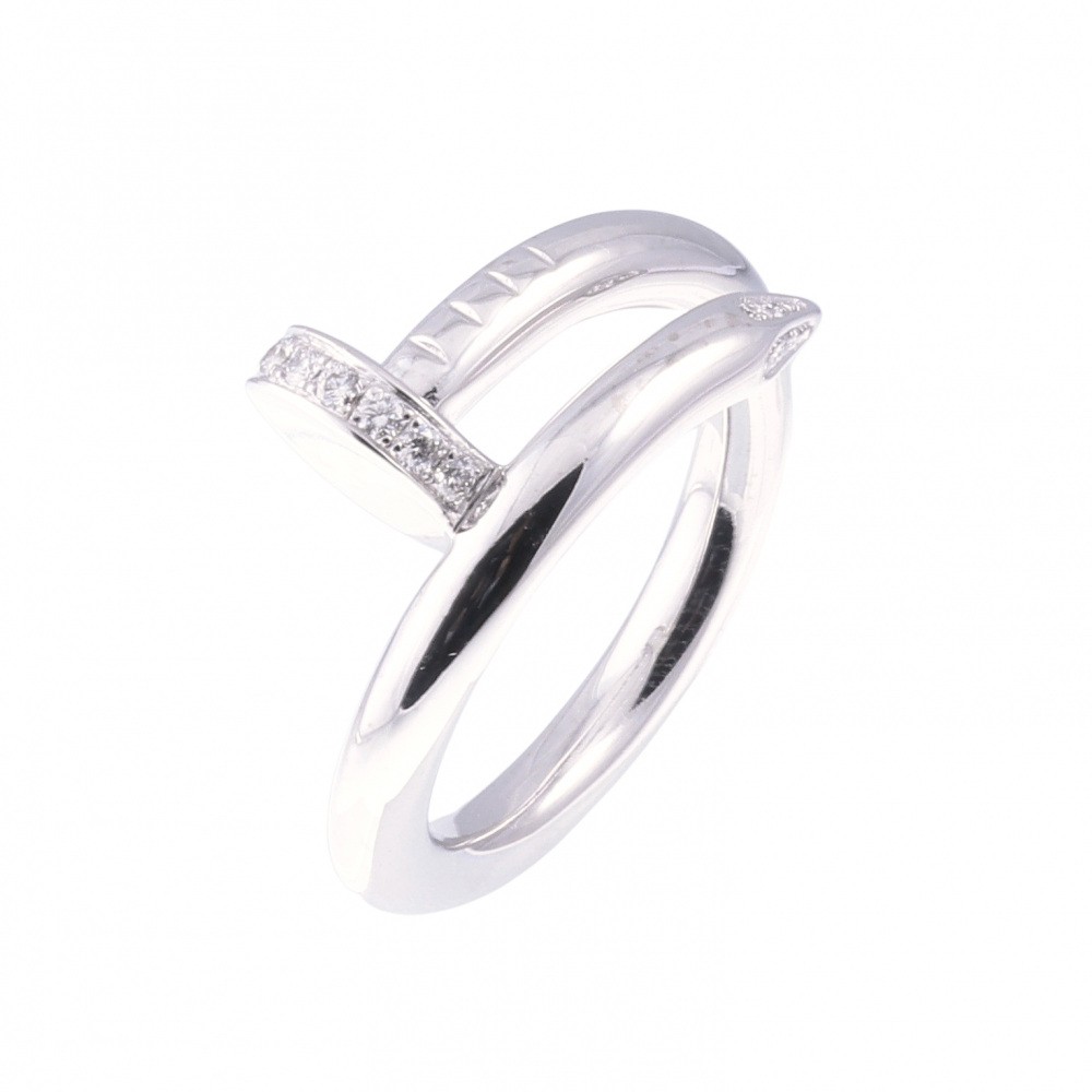 Cartier Juste un Clou Ring 18K White Gold Diamond B4092700