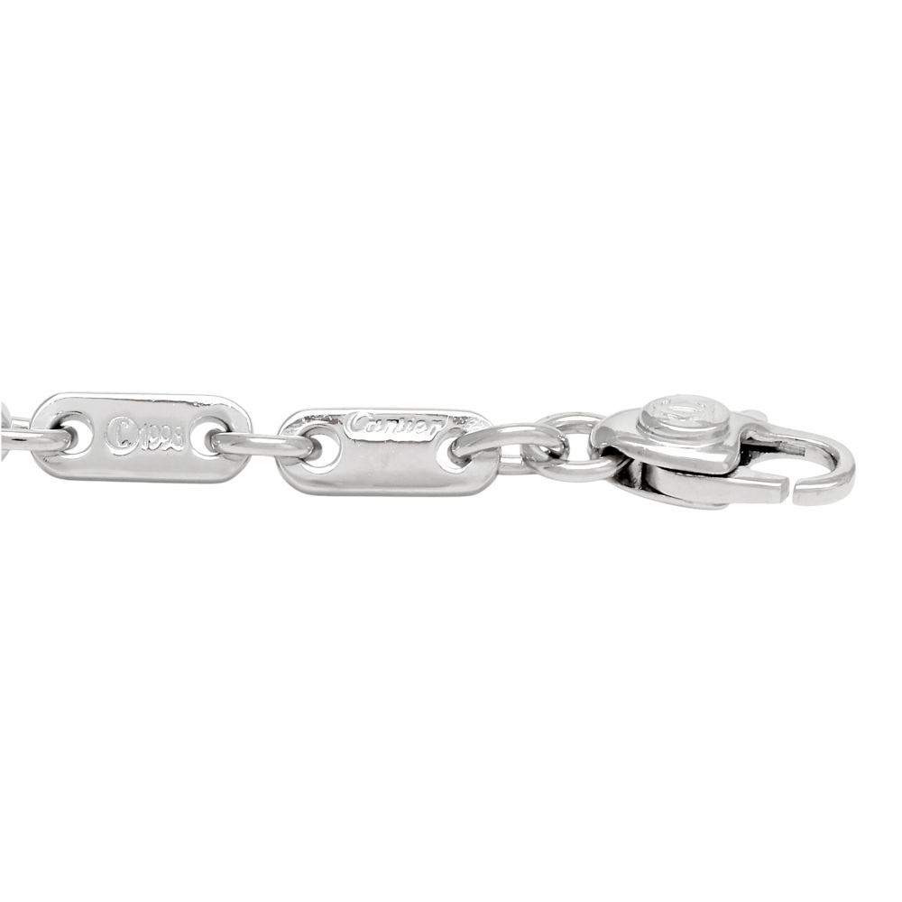 Cartier Figaro Bracelet 18K White Gold