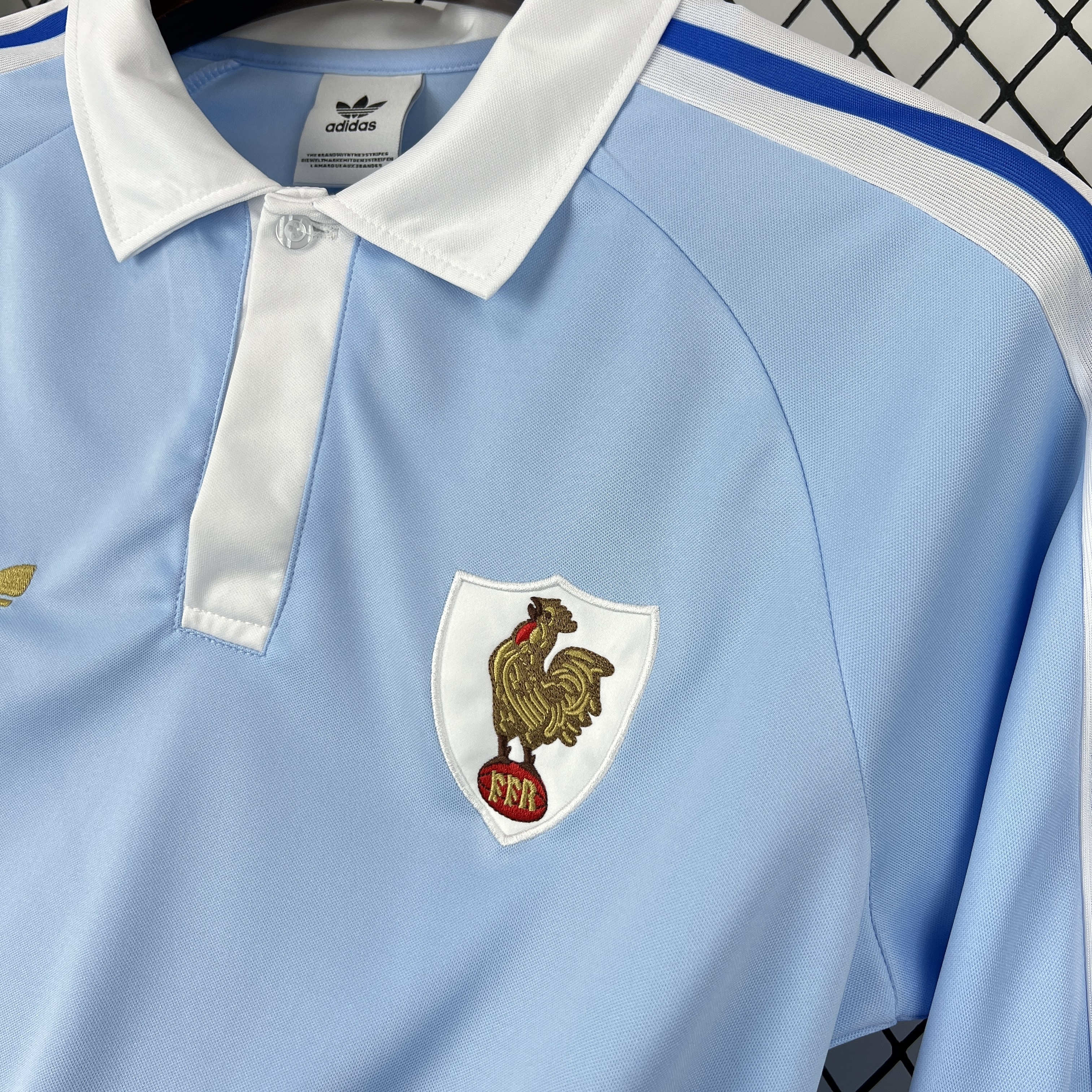 France Rugby 120 Years Crunch Replica Jersey Long Sleeves 3