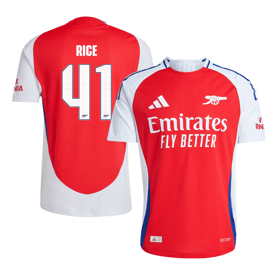 RICE #41 Arsenal Home Player Version Jersey - UCL