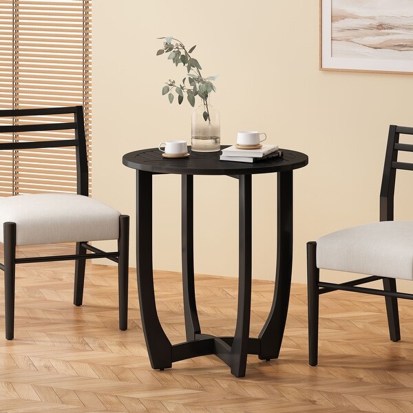 Brechtel Round Solid Wood Dining Table for Dining Room,Kitchen,Easy Assembly