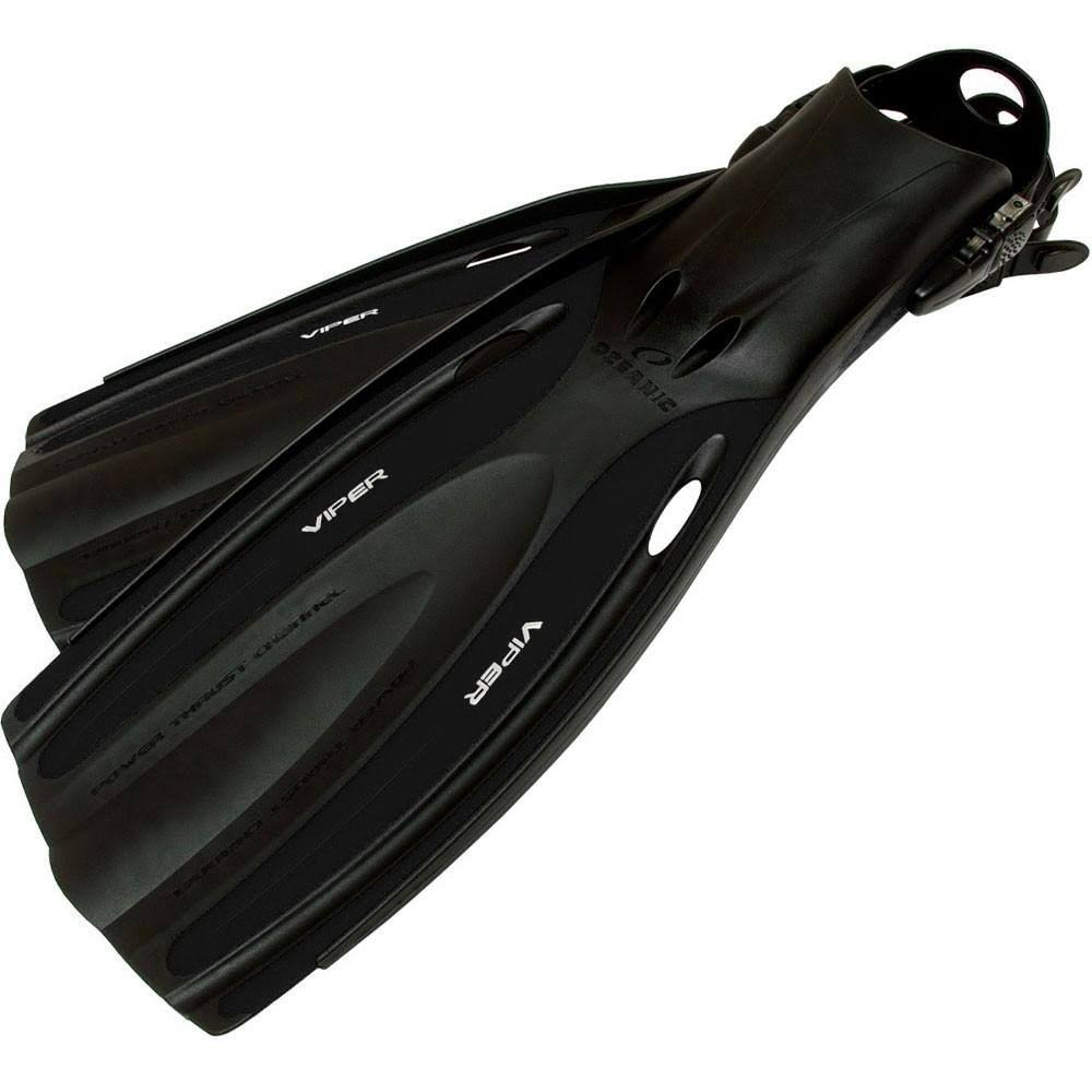 Oceanic Viper Scuba Diving Fins (Open Heel), Black
