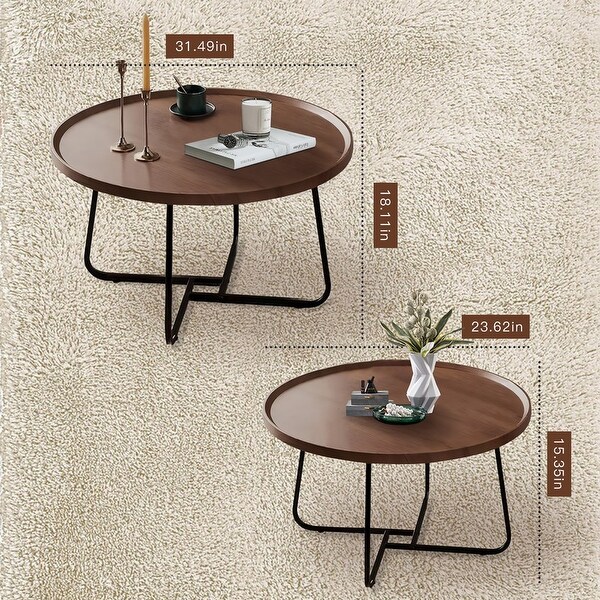 Nesting Coffee Table 31.4in+23.6in