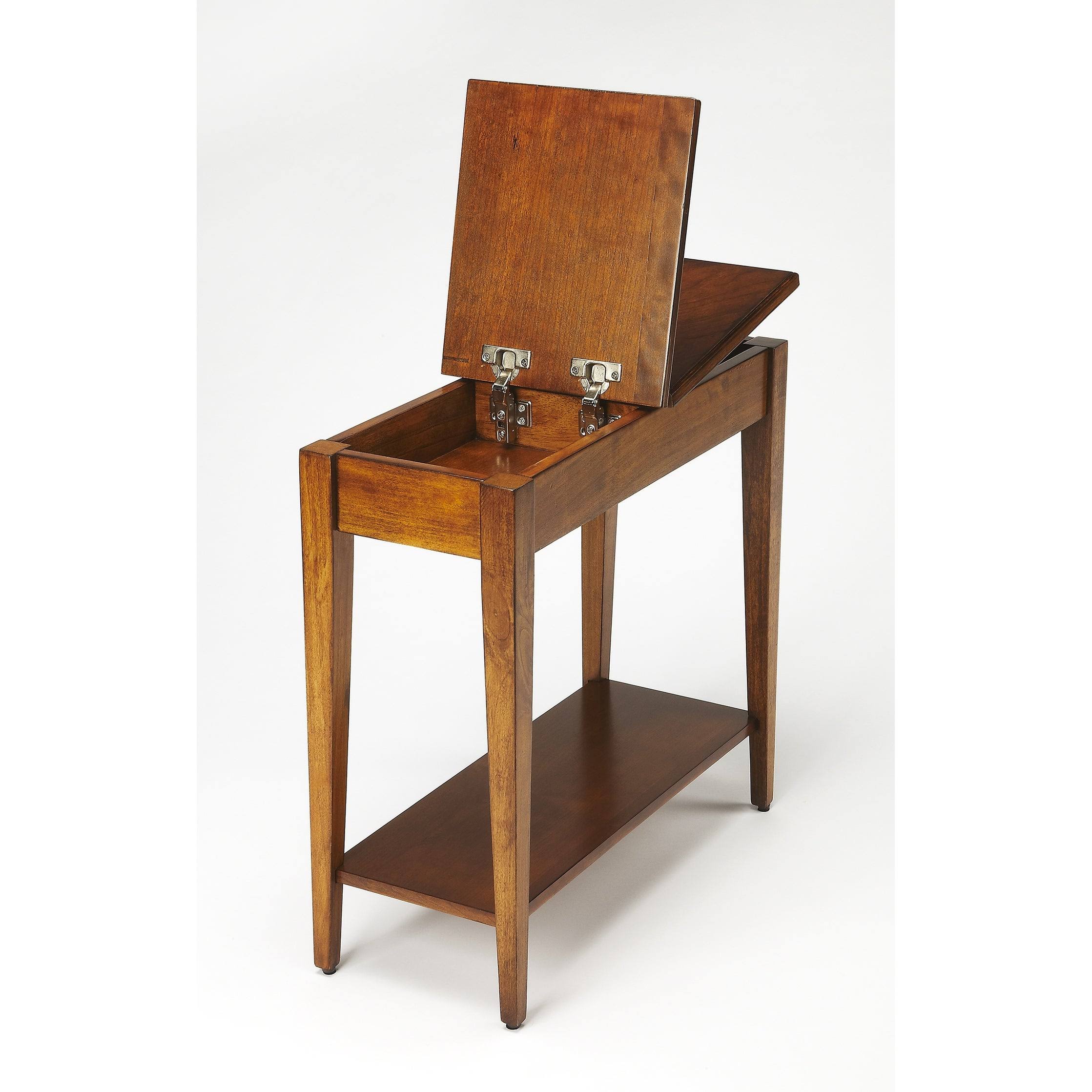 Butler Jansen Olive Ash Burl Chairside Table