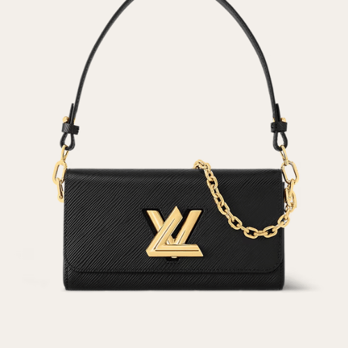 Louis Vuitton Twist West MM Black 9.3 Inches M24549