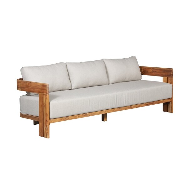 Paradiso Outdoor Solid Teak Wood Sofa