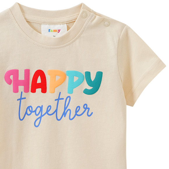 Famy Baby T-Shirt mit Message-Print