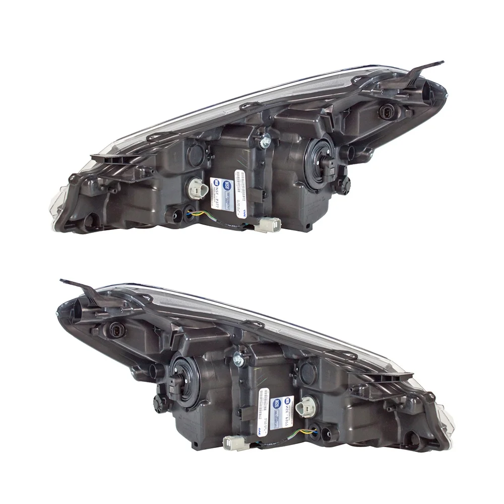 New Pair Of Headlights Compatible With Toyota Yaris Se Hatchback 2015 2016 2017 By Part Numbers To2519151 To2518151 811300Da80 811700Da80
