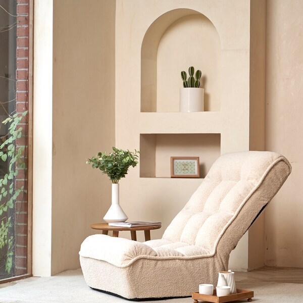 Single sofa reclining chair lazy sofa balcony reclining chair adjustable chair