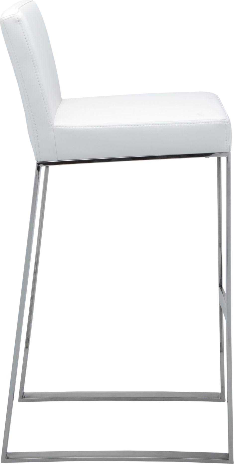 Sunpan Architect Bar Stool, White