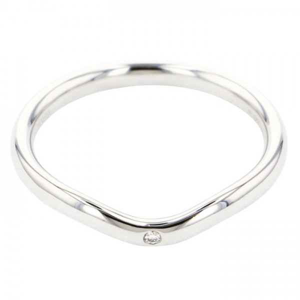 Tiffany & Co. Elsa Peretti Wedding Band Ring Platinum