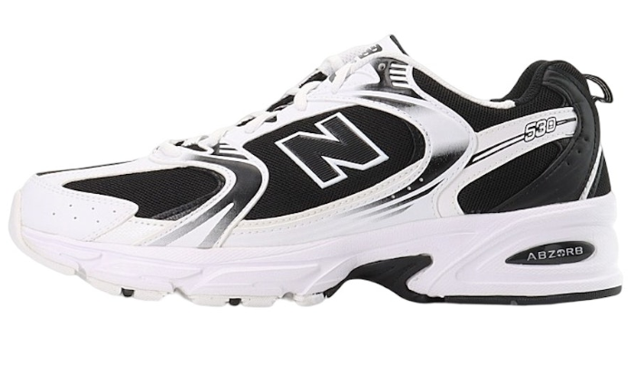 New Balance 530v2 Retro Black White MR530SJ Casual Running Shoes