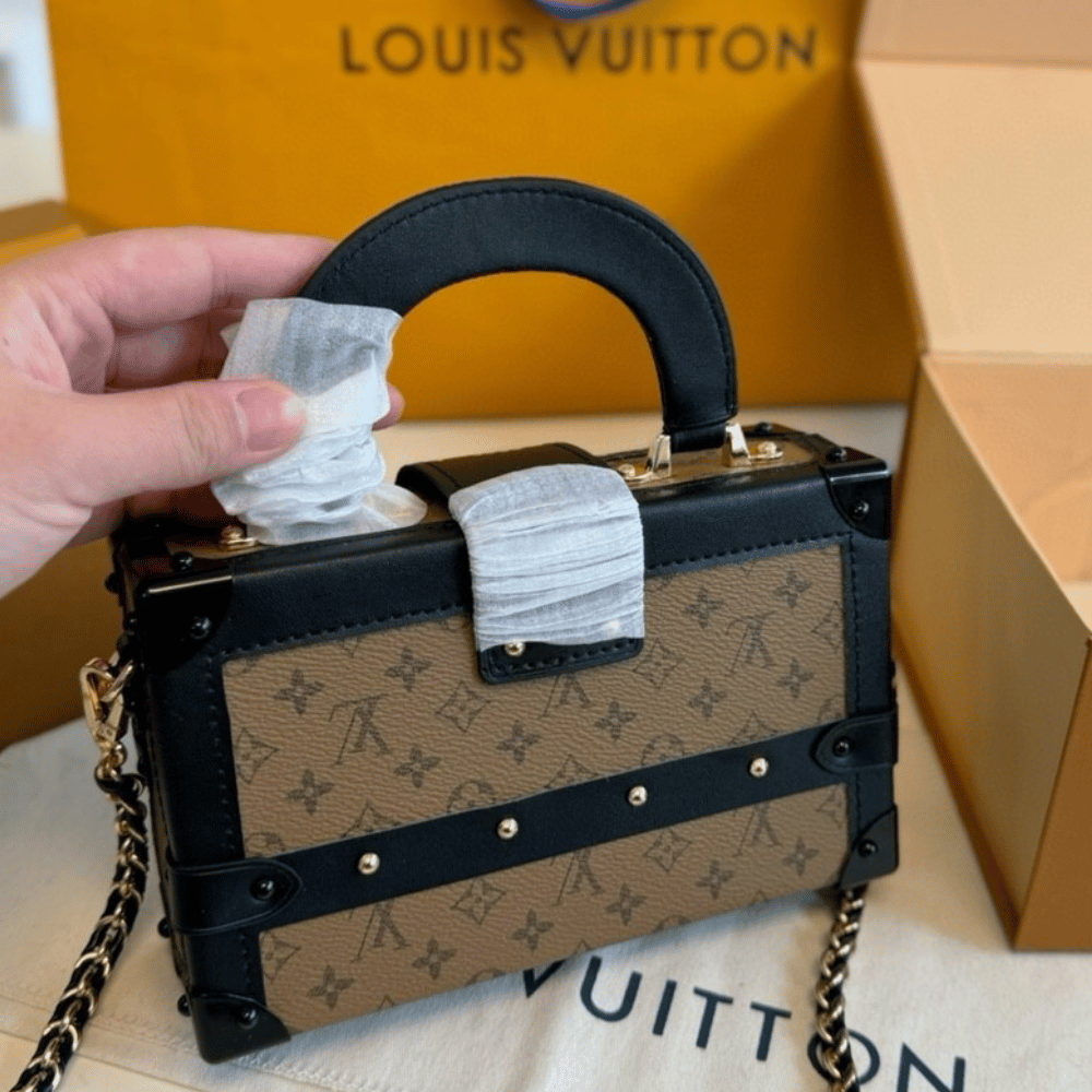 Louis Vuitton Petite Malle Monogram Reverse 7.9 Inches