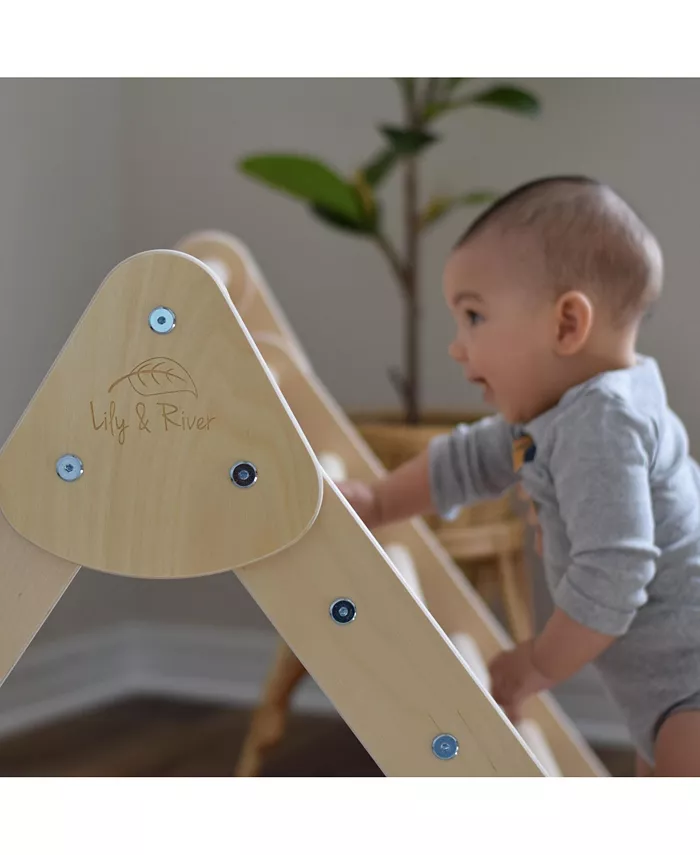 Lily and River Birch Little Climber Playset In Natural