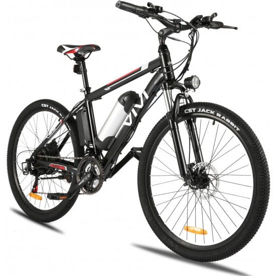 500W/350W Electric Bike, Adult Electric Bikes 26″ Mountain Bike Bicycle with 21-Speed Gears/Removable 48V/12.5Ah/36V/8Ah Battery/4 Modes/2 Mudguards