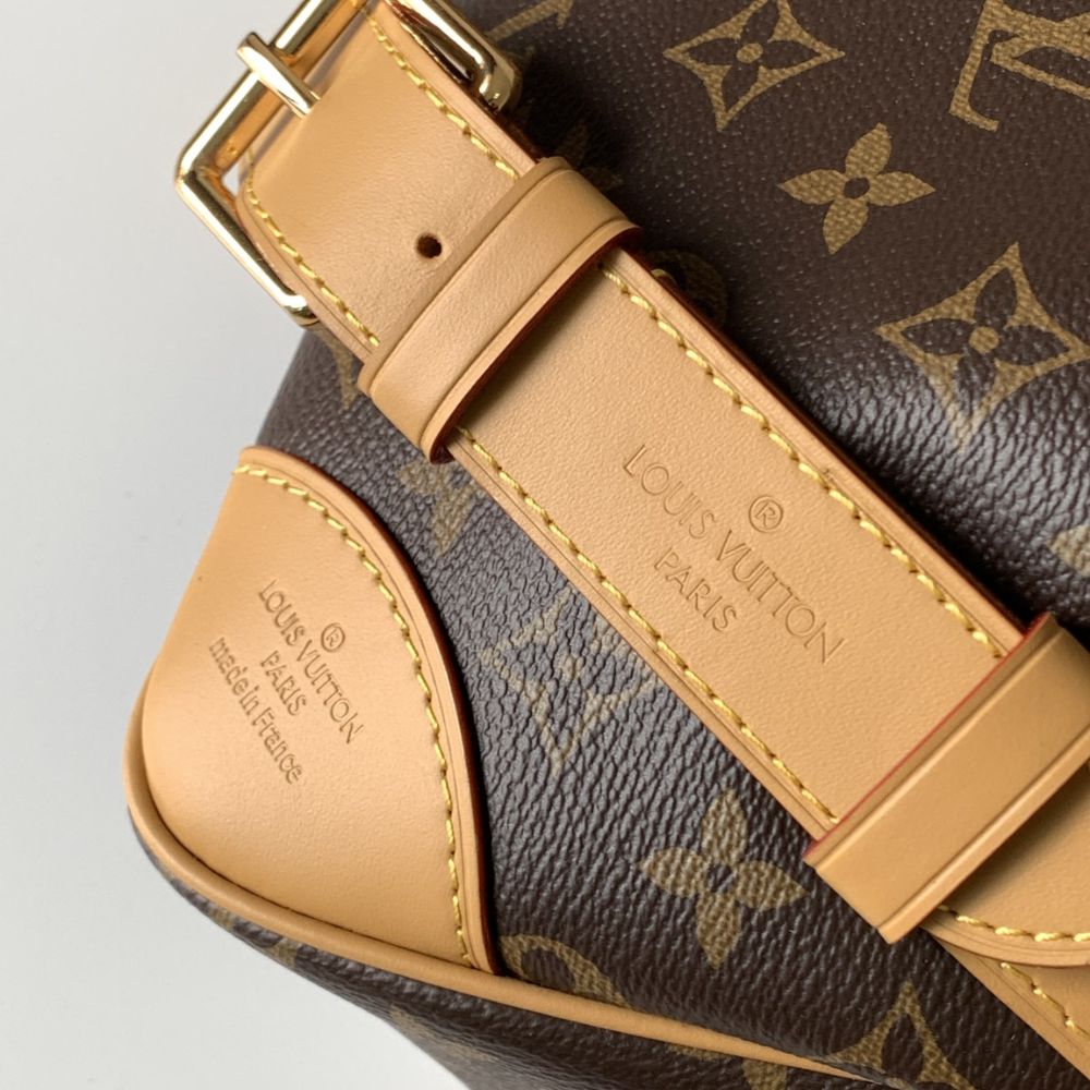 [Premium Quality] – Louis Vuitton Odéon MM Monogram Natural 12.2 Inches M45355