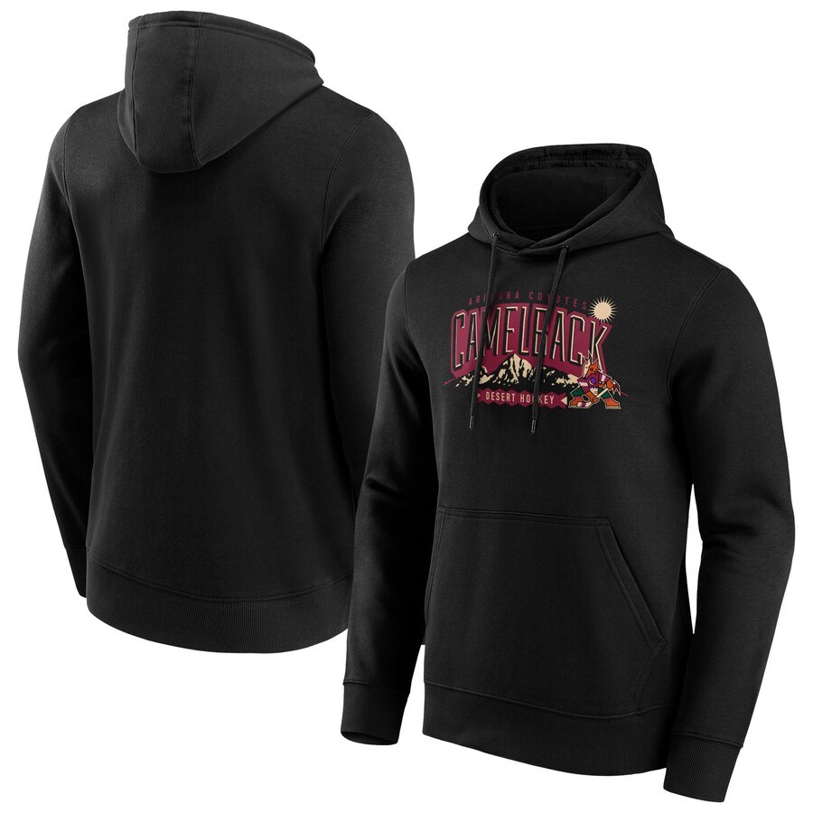 Men's Arizona Coyotes Fanatics Branded Hometown Graphic Hoodie - Black