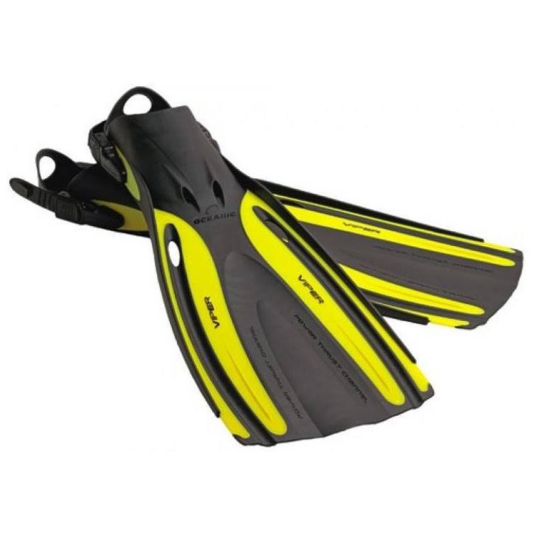 Oceanic Viper Scuba Diving Fins (Open Heel), Black