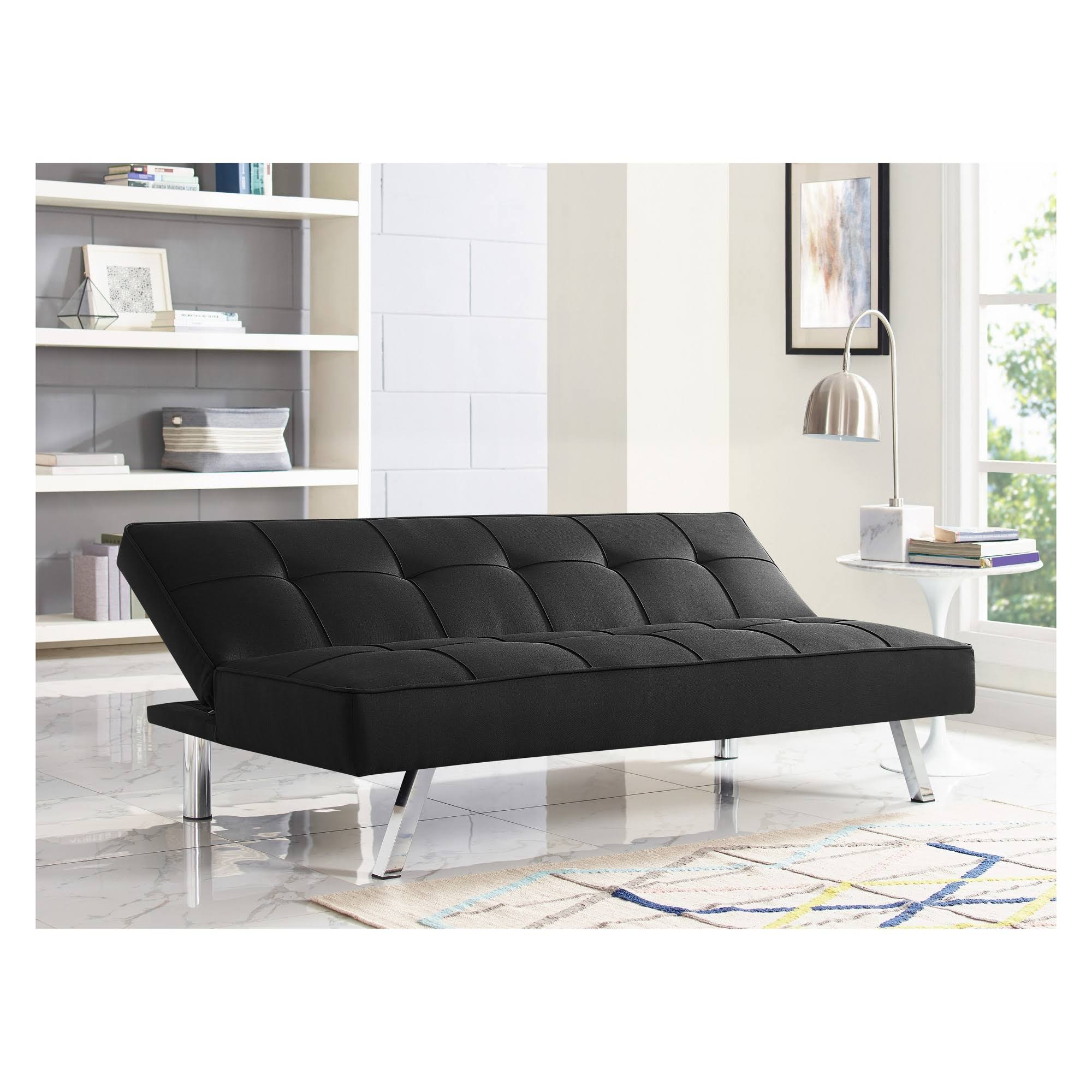 Serta Charlie Black Convertible Sofa