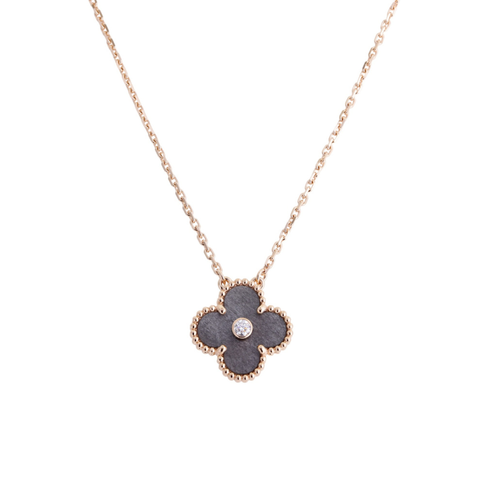 Van Cleef & Arpels Vintage Alhambra 2023 Holiday Exclusive Necklace 18K Rose Gold VCARP9T000