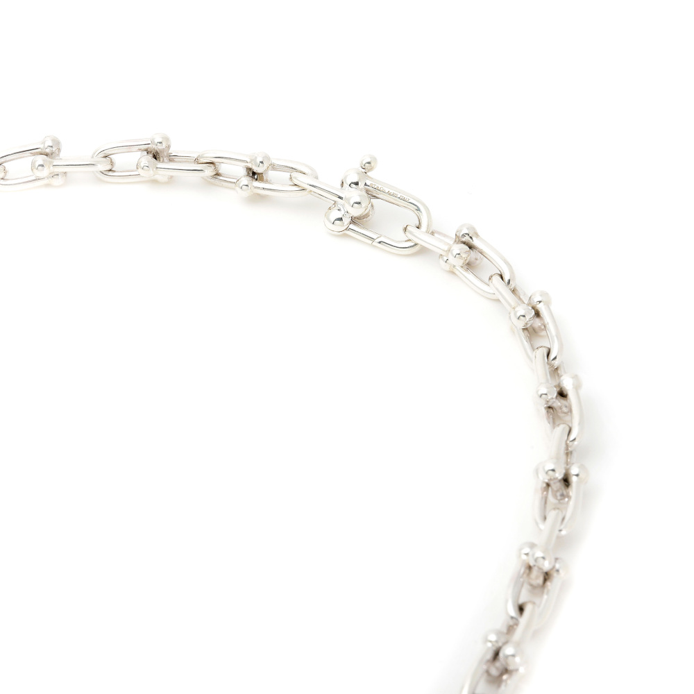 Tiffany & Co. Hardware Link Necklace Sterling Silver 60153093