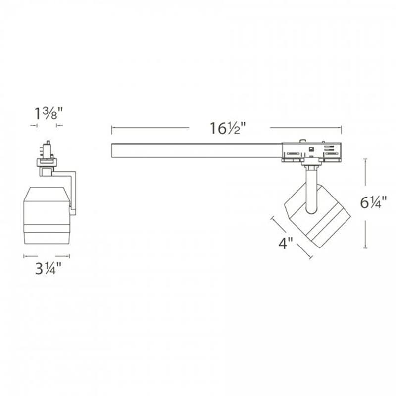 WAC Lighting - WTK-LED522F-930-BK Paloma LED Track Head