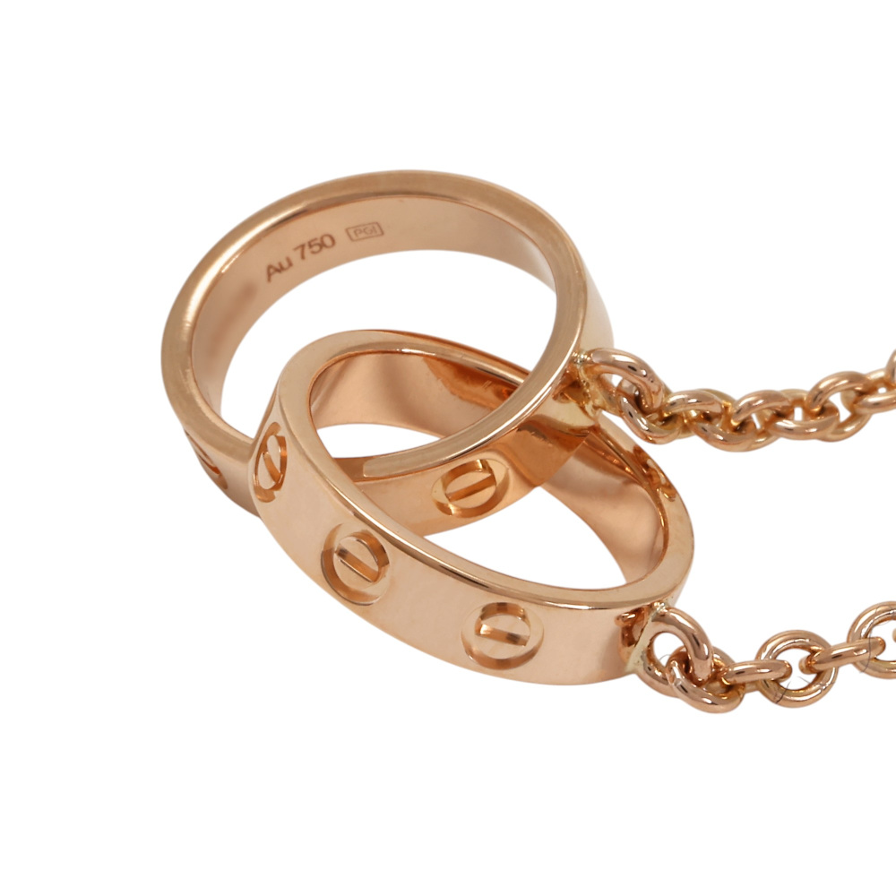 Cartier Love Necklace 18K Rose Gold B7212300