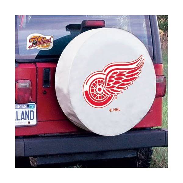 Detroit Red Wings Tire Cover, White